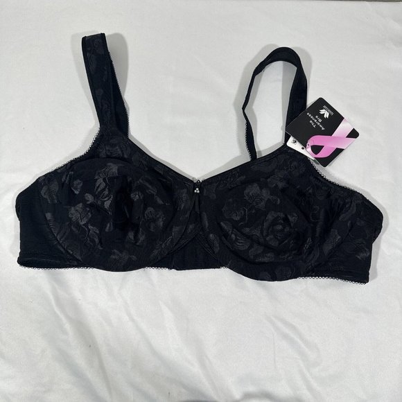 NWT Wacaol [ 42C US ] Awareness Underwire Bra in‎ Black #5700 - Picture 2 of 12